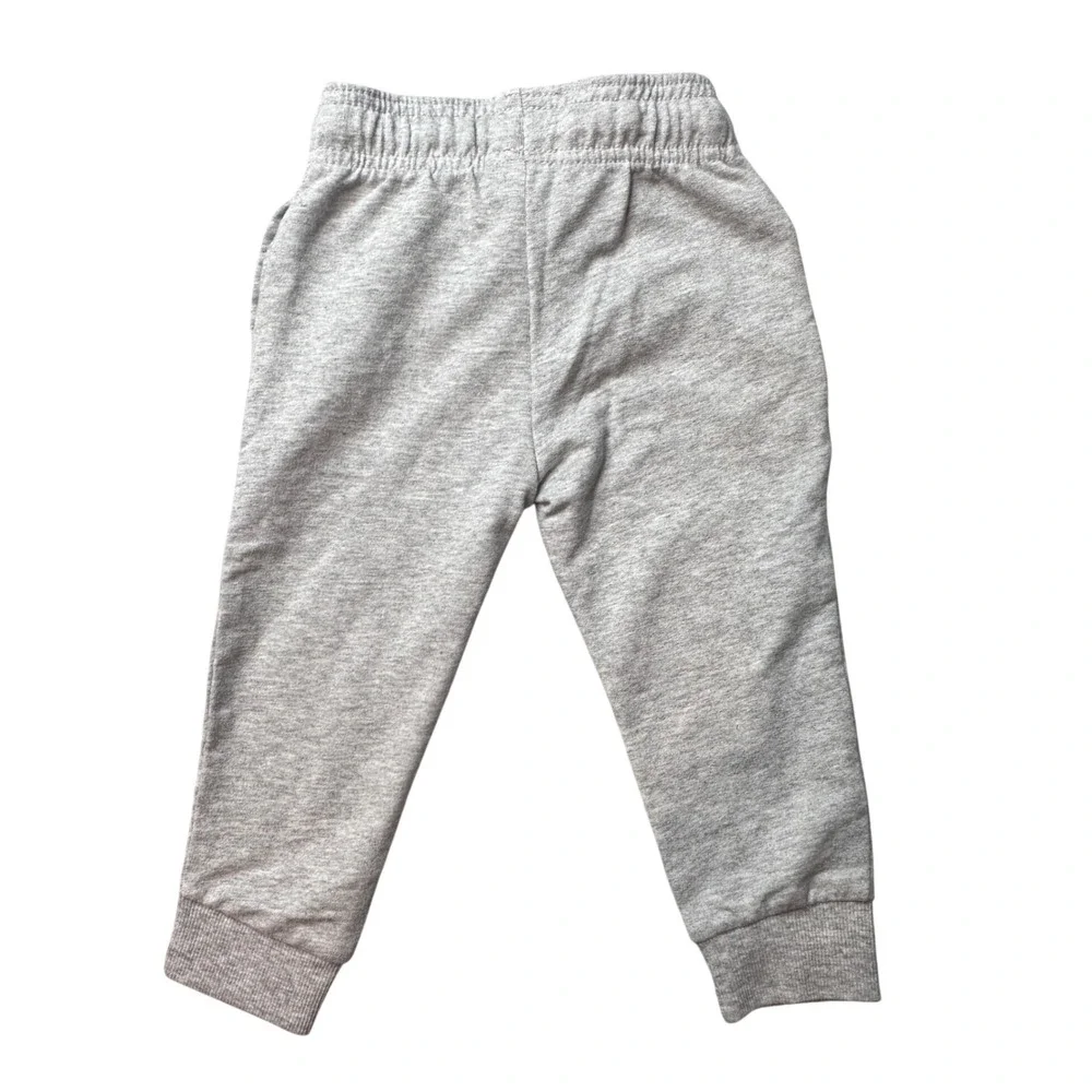 Carter's Joggers Kids 2T Gray Sweatpants Fleece Lined Drawstring Pockets GCL1045